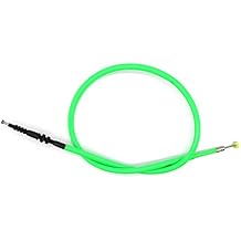 Clutch Cable for Kawasaki Ninja 250R 2008-2012, Ninja 300 2013-2017, Stainless Wire Line and Rubber Motorcycle Replacement Accessories Parts Green