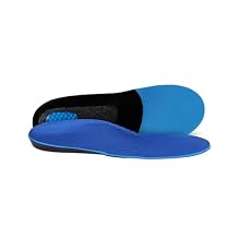 Orthofeet Arch Support Orthotic Inserts for Men Plantar Fasciitis Heel PainRelief Insoles Biosole-Gel Sport, Size 7