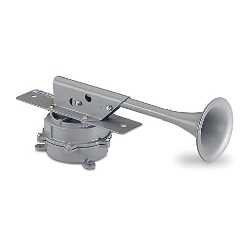 Federal Signal 52-024-1 Resonating Horn, Surface Mount, 24 VDC, Gray