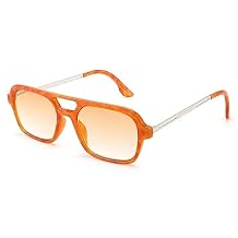 FEISEDY Reading Glasses for Women Men Vintage Square 70s Flat Aviator Sunglasses Anti Glare Eyestrain B2992