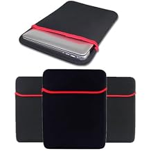 Laptop Sleeve Case Protective Soft Padded Cover Carrying Computer Bag, Compatible with Apple MacBook Acer Dell HP Microsoft Notebook Chromebook Tablet Ultrabook (New 15.6")