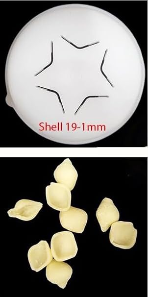 Shell Pasta Noodles Shape Disc, Fit For Philips Automatic Soup Shell Pasta Maker, Compatible with Philips Pasta Maker Attachment, Kitchen Appliance (Shell 19-1mm)
