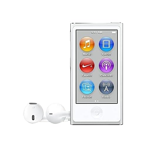 Mp34 16GB Compatible applelpod Nano Silver 7th Generation with Accessories