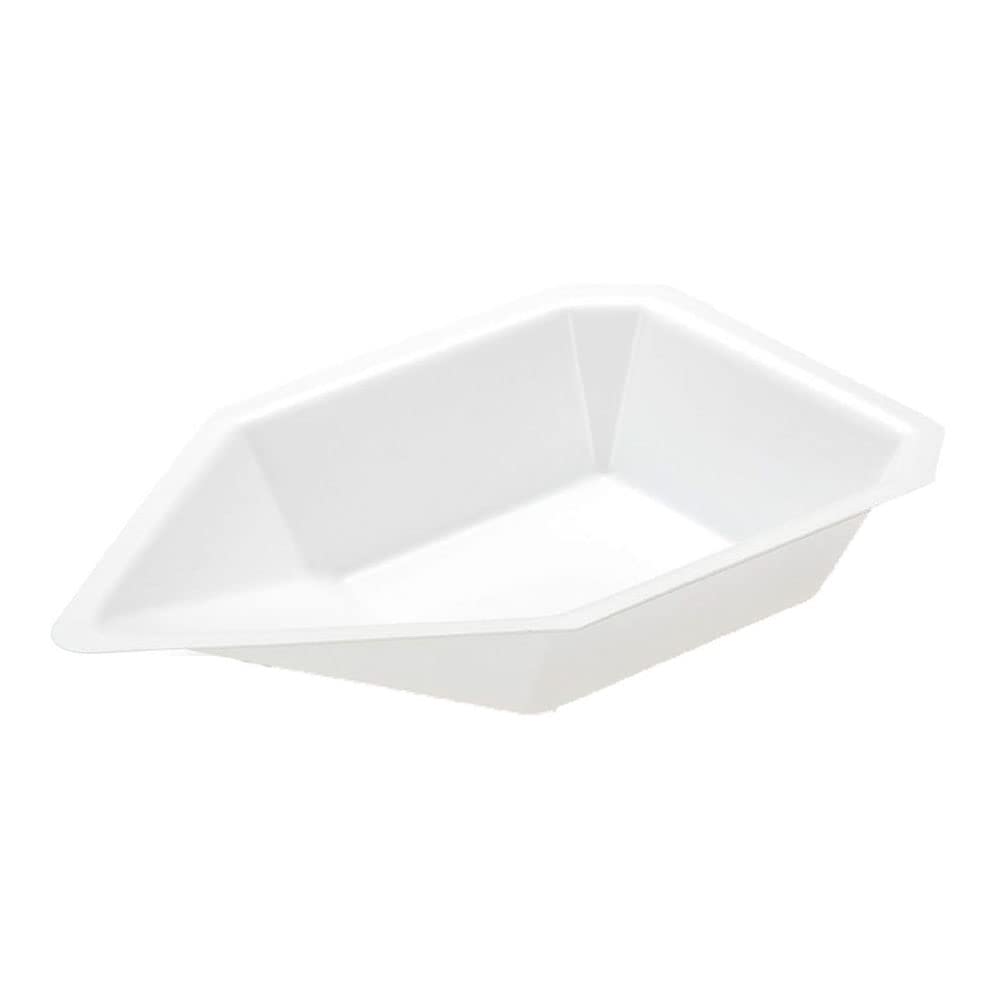 Globe Scientific 3625 Polystyrene Antistatic Weighing Dish with Pour Spout, 270ml Capacity Case of 250