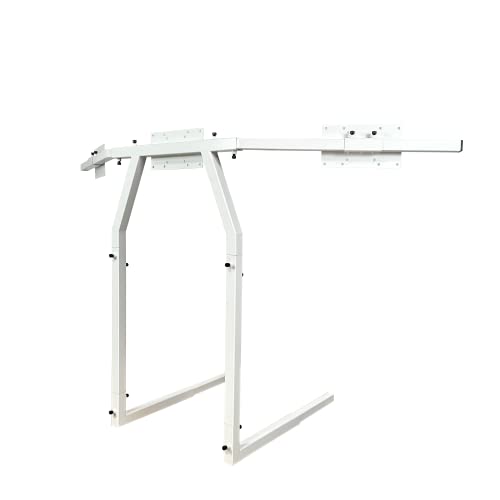 GTR Simulator - GTA Triple Monitor Stands - Large 3 x 39 - White Color