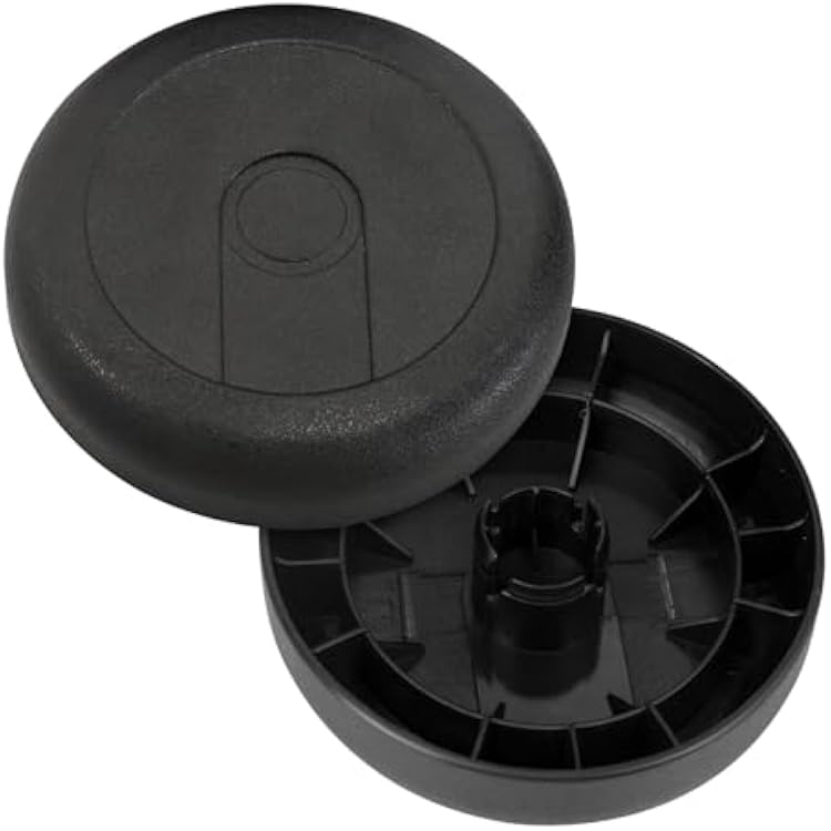 15409-119N Vacuum Rear Wheels Part for Eureka Mighty Mite 3600 Series Vacuums, SC3683, SC3686 and SC3681, Vacuum Cleaner Rear Wheel Replacement 2PACK