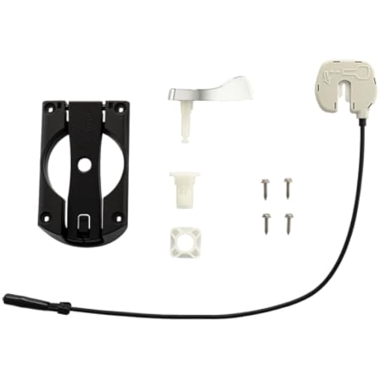 Flushmate AP400504 Universal Handle Replacement Kit for 504 Series - LH or RH Chrome Handle Included, ADA Compliant, Quiet Operation, Easy Installation, Ideal for Residential & Commercial Use