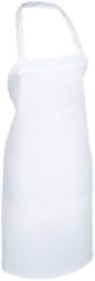 Mercer Culinary M60100WH Economy Bib Apron Without Pocket, 33 x 29, White