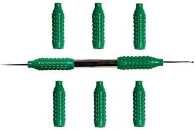 Dental Instrument Silicone Color Code Grips for #2 & #4 Handle Hot Autoclavable up to 375F Pro Dental Supply (202IGS) (Green)