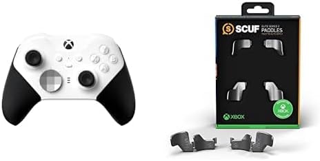 Xbox Elite Wireless Controller Series 2 - Core Edition (White) + SCUF Elite Paddles