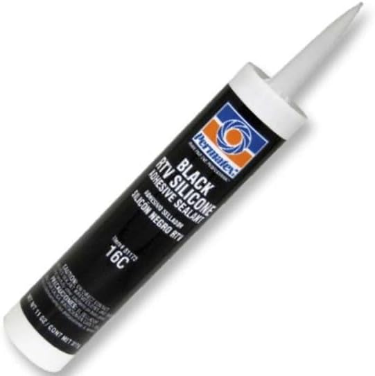 Permatex 81173 Black Silicone Adhesive Sealant - 12.9 oz.