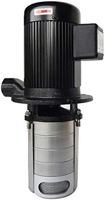 CNC Lathe Multi-stage Circulation Coolant Pump, 1HP (750W) 2 impellers, Immersion Length 199mm (8"), PT(BSPT) 3/4" thread, Three 3 Phase 220/440 V