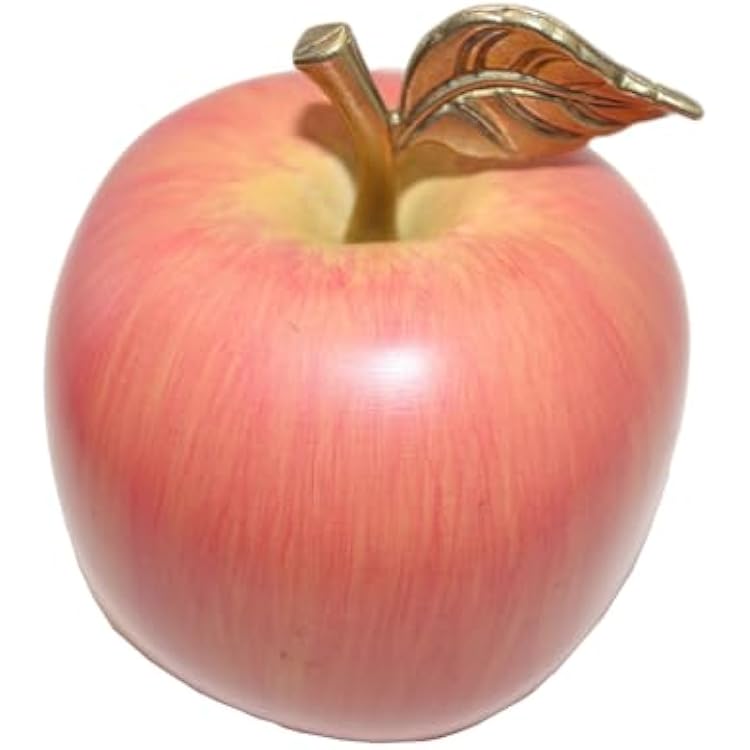 0.8 LBS Pure Copper Fruit-Shaped Ornament with RED Finish Color