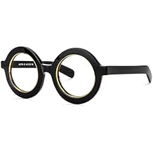 Zeelool Retro Thick Round Blue Light Blocking Glasses for Women Men Calhoun ZOA01776