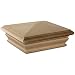 Woodway Pyramid Post Cap, fits 4.5" Post, in Premium Cedar, 1 PC