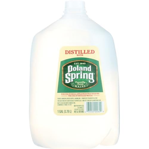 POLAND SPRINGS WATER DISTILLED, 6 1 Gallon Bottles