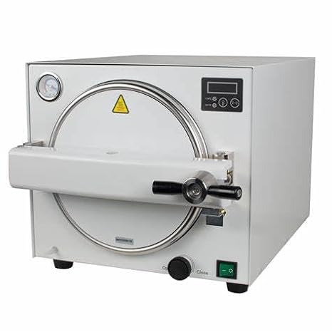 14L 900W Autoclave Steam Sterilizer Medical Lab Equipment AC110V 3 Trays 121C High Temperature