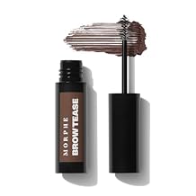 Morphe Brow Tease Tinted Brow Gel - Volumizing Eyebrow Mousse to Tint, Thicken & Shape with 100% Natural Bamboo Fibers - Enriched with Conditioning Coffee Seed Oil - ColdBrew (0.16 fl oz)