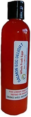 Salmon Egg Delight. Whole Liquid Fish Eggs. (16oz)