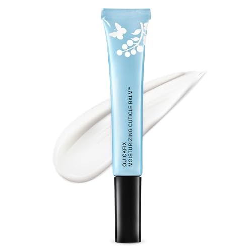 butter LONDON QuickFix Moisturizing Cuticle Balm - Cuticle Cream with Massage Tip Applicator Conditions & Hydrates Dry Cuticles & Skin - Gluten Free Cuticle Care Products Enriched with Vitamin E