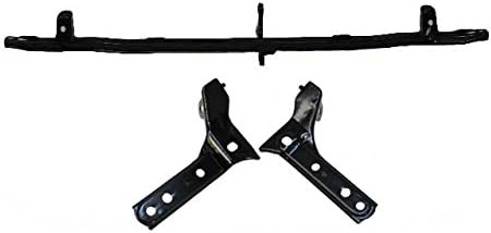 Bundle For 02-04 Camry Built Front Bumper Upper Reinforcement Suppor Bracket 3Pc TO1066135 TO1067135 TO1007107