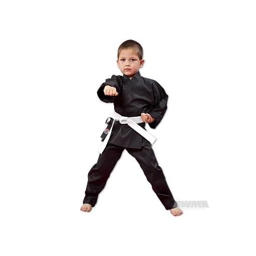 PROFORCE 6oz 100% Cotton Karate GiUniform - Black - Size 5