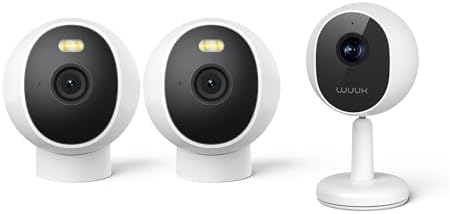 WUUK Magnetic Security Camera and Stick Up Camera Bundle