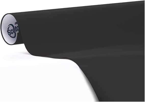 3M 1080 Matte Deep Black Air-Release Vinyl Wrap Roll Including Toolkit (1ft x 5ft)