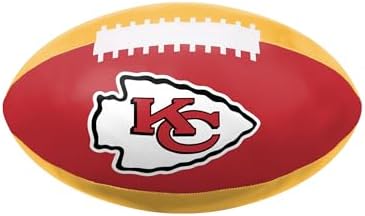 FOCO NFL Unisex-Adult NFL Team Logo Squish Soft Ball 12 PVC Football