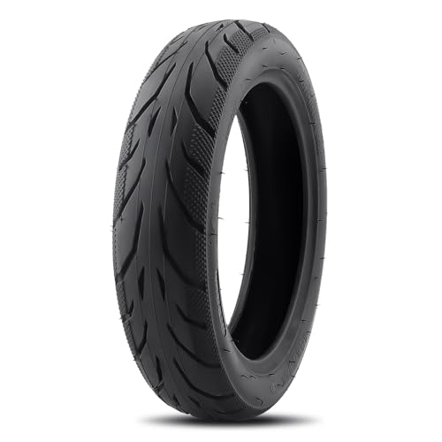 SYACHI 10x2.125 Outer Tire, Replacement Tire for Electric Scooter 10 inch Tires, Non-Slip Scooter Tyre Replacement Compatible with Segway Ninebot F20, F25, F30, F40, F Series 1 Pack