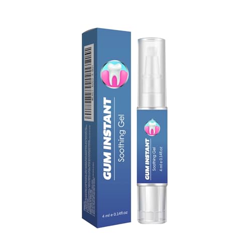 Gum Instant Soothing Gel for Gum Health, Strengthens Gums and Teeth Connection, Reduces Tenderness and Sensitivity, 4ml, 0.14 fl oz