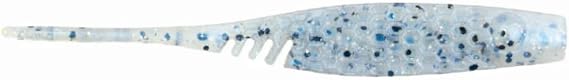 NetBait HexTek Supercharged with BAITFUEL 4'' EKO Shad - Blue Pearl Hologram