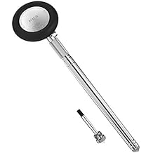 MDF Instruments, Babinski Telescoping 2.0 Neurological Reflex Hammer with Built-in Brush for cutaneous and Superficial responses - Black (MDF535XT-11)