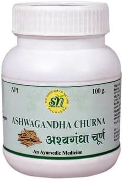 Ashwagandha Powder (Churna) Classical Ayurvedic Herbal Powder for Daily Wellness, Energy & Vitality Support 100 GM Natural Immunity & Stamina Support