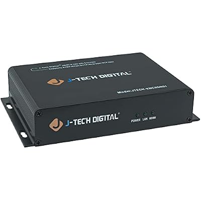 J-Tech Digital HDMI Video Encoder H.264 H.265 NDI IPTV Network Video Encoder 1080P 60Hz with Audio Embed, Supports NDI HX HX2, RTSP, RTMP RTMPS, HTTP, UDP, ONVIF Protocols [JTECH-ENCH5NDI]
