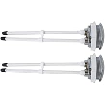 New 48mm Dual Push Button Kit 2-Pack Adjustable Toilet Flush Valve Buttons for Villeroy & Boch for Siamp Universal Replacement by BUTITNOW