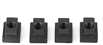 4PC Set T-Slot Nut Black Oxide Finish 1/2-13 Threads Table Slot 5/8
