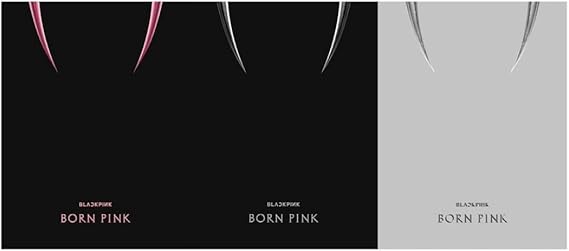 YG PLUS Blackpink - Born Pink [Box Set Version.] 2nd Album+Folded Poster+Culturekorean Gift (Decorative Stickers,Photocards) (Random ver.)