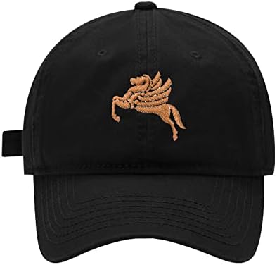 Men's Baseball Cap Embroidered Pegasus Adjustable Dad Hat