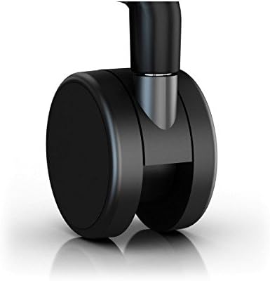 Herman Miller 2.5-Inch Aeron Office Chair Replacement Braking Caster Set for Hard Floor and Standard Carpet Set of 5
