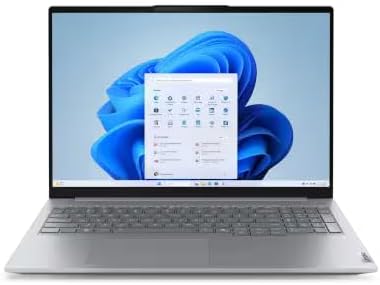 Lenovo ThinkBook 16 Business Laptop: 16" WUXGA Touchscreen Intel Core 7 240H 36 GB DDR5 SDRAM 1 TB NVMe SSD W10P Wi-Fi 6E Memory Card Slot FPR Thunderbolt 4 Intel Graphics