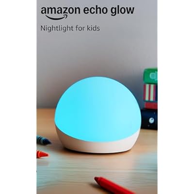 Amazon Echo Glow (newest model), Night light for kids, Works with Alexa