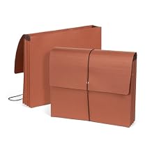 Blue Summit Accordion File Wallet with Flap and Cord Closure, Letter Size, 3.5 Expansion 10 PackExpanding Accordion File Wallet, Letter Size, 3.5 Expansion, 10 File Wallets
