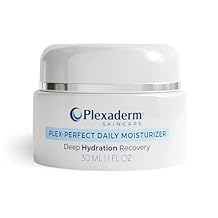 Plexaderm Daily Face Moisturizer - Hyaluronic Acid for Deep Hydration - For All Skin Types, Fragrance-Free, 1 fl oz