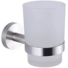 XVL Bathroom Wall-Mounted Toothbrush Holder, Brushed Steel G1006