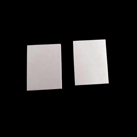 Boron Nitride Square Sheets Set - 5PCS, 99.5% Pure BN Ceramic Plates for High-Temperature Applications(25x25x1mm)