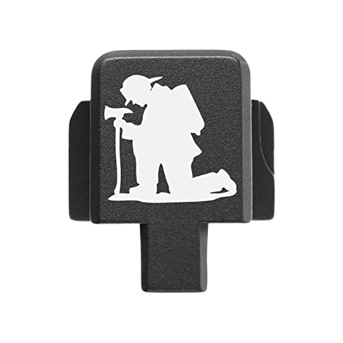 NDZ Performance Rear Slide Cover Plate for Sig P320 Series 9mm .40 .357 .45 ACP Laser Engraved Anodized Aluminum in Black, Made in The USA - Choose Design