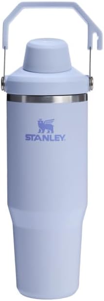 Stanley IceFlow 2.0 Fast Flow Tumbler with Handle 30 oz | Twist On Angled Spout Lid | Leakproof Water Bottle | Insulated Stainless Steel | BPA-Free | Dew Drop