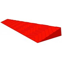 Door Threshold Ramp, Access Threshold Ramps for Wheelchairs for Sweeping Robots Bicycles Scooters Luggage,Red,100 * 10 * 4 cm