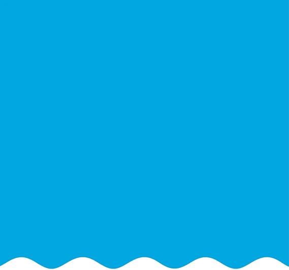Smartline 16 ft Round Swimming Pool Liner | Solid Blue